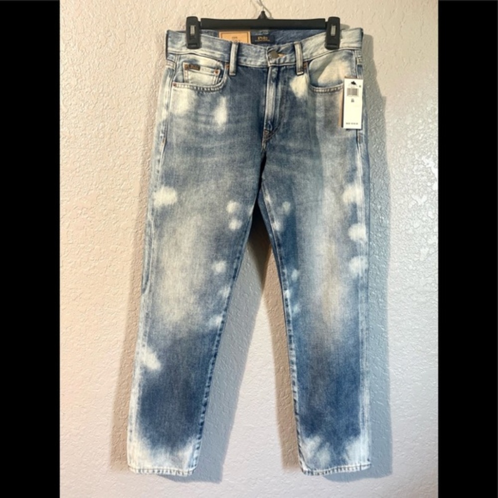 Polo Ralph Lauren Women’s The Avery Boyfriend Blue Jeans Size 25 Rope Dyed